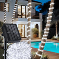 Solar Rope Lights 39FT 100LEDs, IP65 Waterproof Outdoor String Light, Palm Tree by LairtPOW