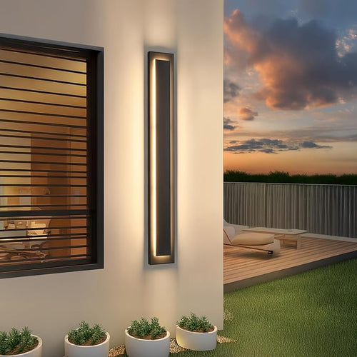 .  Long Outdoor LED Wall Lights Exterior Lighting Fixtures, Modern by ZSMAIKU