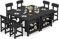 SERWALL 8-Piece Counter Height DiningTable Sets by SERWALL