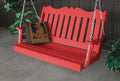 A & L Furniture Poly Royal English Porch Swing, Bright Red by Unknown