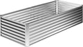 8x4x2FT Galvanized Raised Garden Bed, Planter Raised Beds-Metal Garden Box by Home