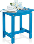 Y&M Outdoor Side Table, HIPS Adirondack Small Single Table, Waterproof Square by YM