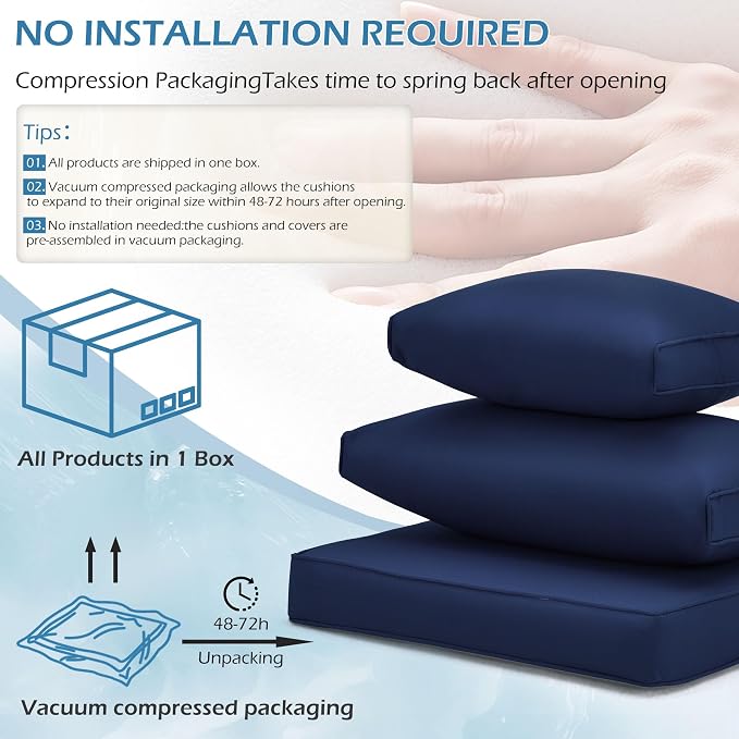 HOMREST Outdoor Replacement Cushions - Image 5