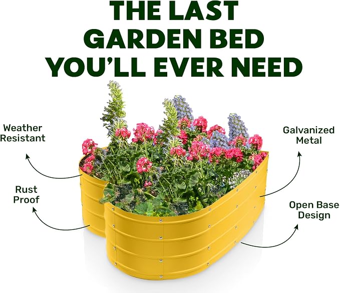 Plant & Plot Galvanized Raised Garden Beds Outdoor // Planter Raised Beds - Image 5