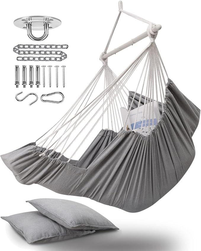 ADVOKAIR Hanging Hammock Chair Large Swing Chair by ADVOKAIR-ChillNaturally