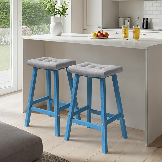 Ciokea 2 Set 29" Outdoor Bar Stools - Image 8