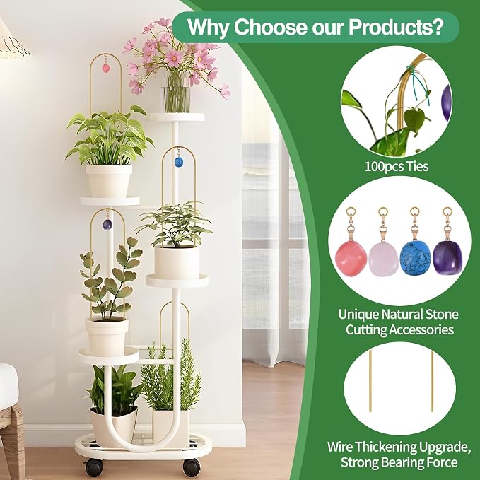 Plant Trellis for Climbing Plants, 15.75 inch Garden Small Metal Arch Glod - Image 3
