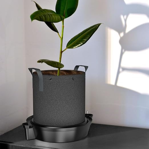 AC Infinity Self-Watering Fabric Pot Base XL, Extra Large Elevated Plant Saucers - Image 7