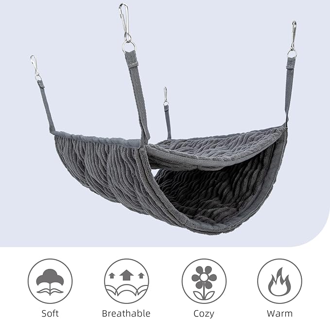 Niteangel Luxury Double Bunkbed Hammock, Fit 2 Adult Ferrets or 5 More Adult - Image 2
