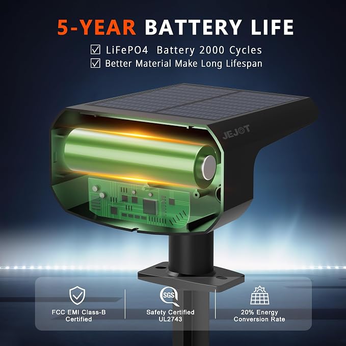Solar Lights Outdoor Waterproof IP65, Super Bright LED - Image 6