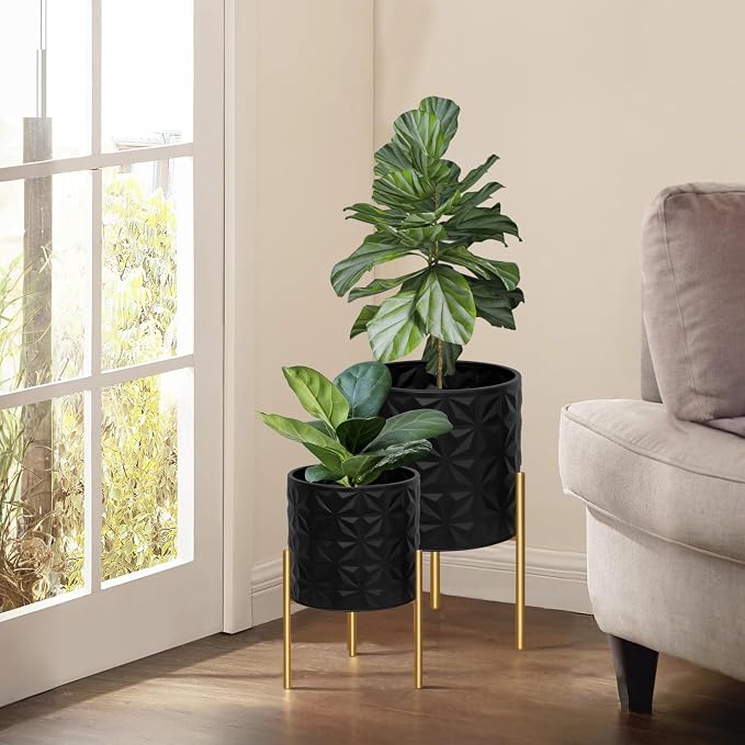ARNIS Modern Planter Pots, Decorative Planters, Metal Pots - Image 6