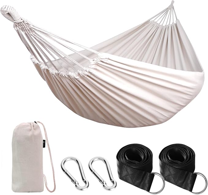 ANYOO Cotton Hammock Portable Camping Hammocks by Anyoo