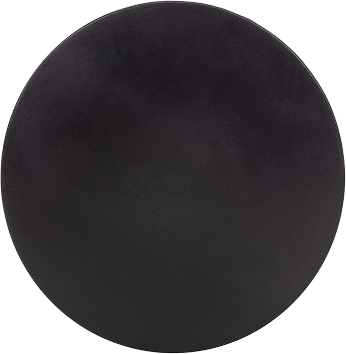 Safavieh Outdoor Athena Black Modern Concrete Round Accent Table - Image 7