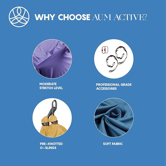 Aerial Silk Yoga Hammock & Swing - Image 4