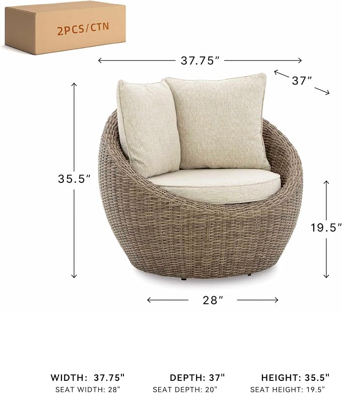 Signature Design by Ashley Danson Outdoor Lounge Chair - Image 3
