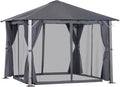 Outsunny 10' x 10' Patio Gazebo, Outdoor Gazebo Canopy Shelter by Outsunny