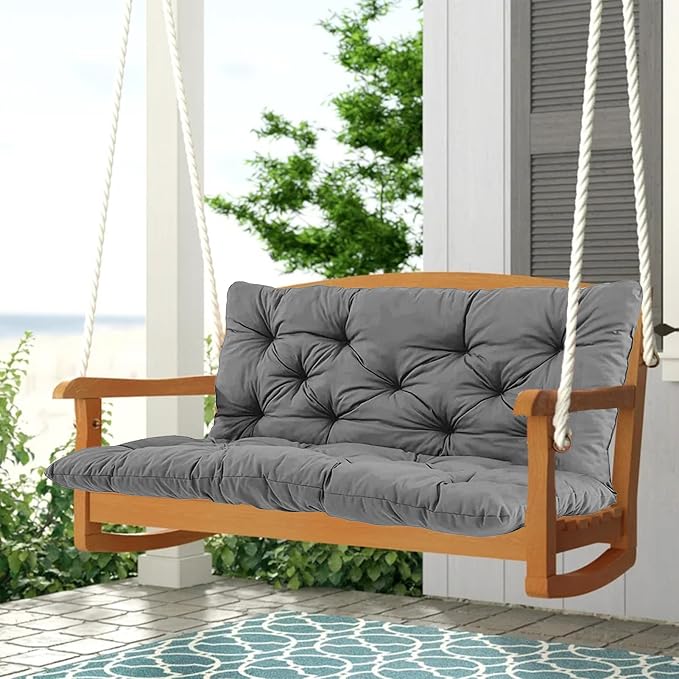 2-3 Seat Swing Replacement Cushion, Outdoor Bench Cushions - Image 7
