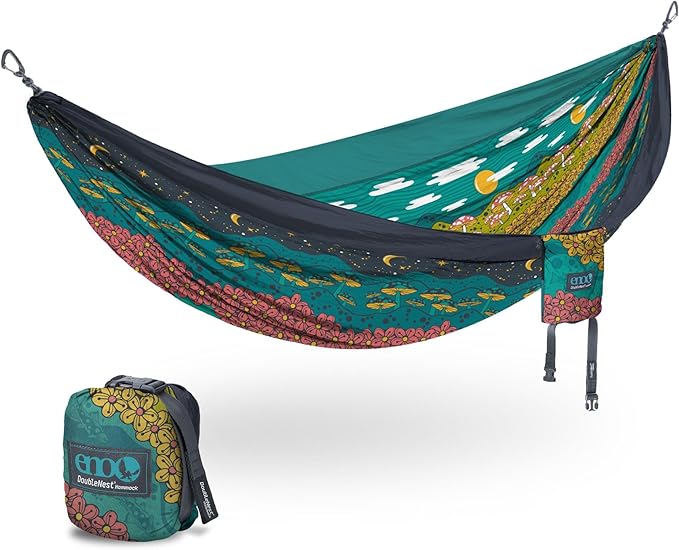 ENO, Eagles Nest Outfitters DoubleNest Lightweight Camping Hammock, 1 to 2 by EaglesNestOutfitters