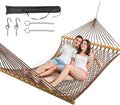 Double Hammock for 2 Person, Handwoven Rope Hammock by ANAGOO