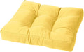 Cushion Source Tufted Ottoman Cushions, Sunbrella Buttercup by CushionSource