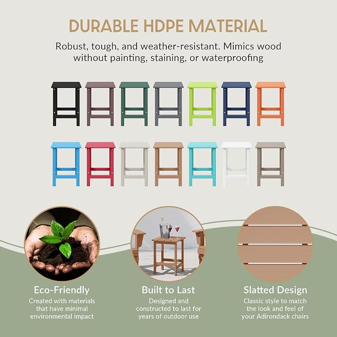 WestinTrends Malibu Square Outdoor Side Table - Image 6