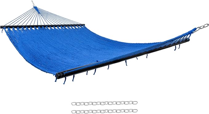 Sunnydaze Soft-Spun Polyester Rope Double Hammock by SunnydazeDecor