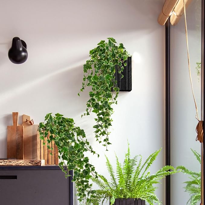 Hollyone Artificial Hanging Plants 36" Fake Ivy Vine Faux Ivy Leaves Hanging - Image 4