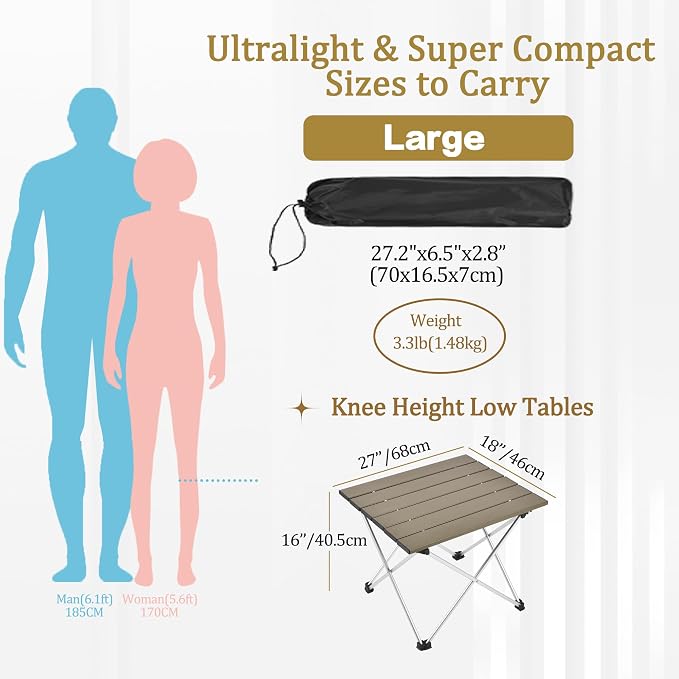 Grope Small Folding Camping Table - Image 2