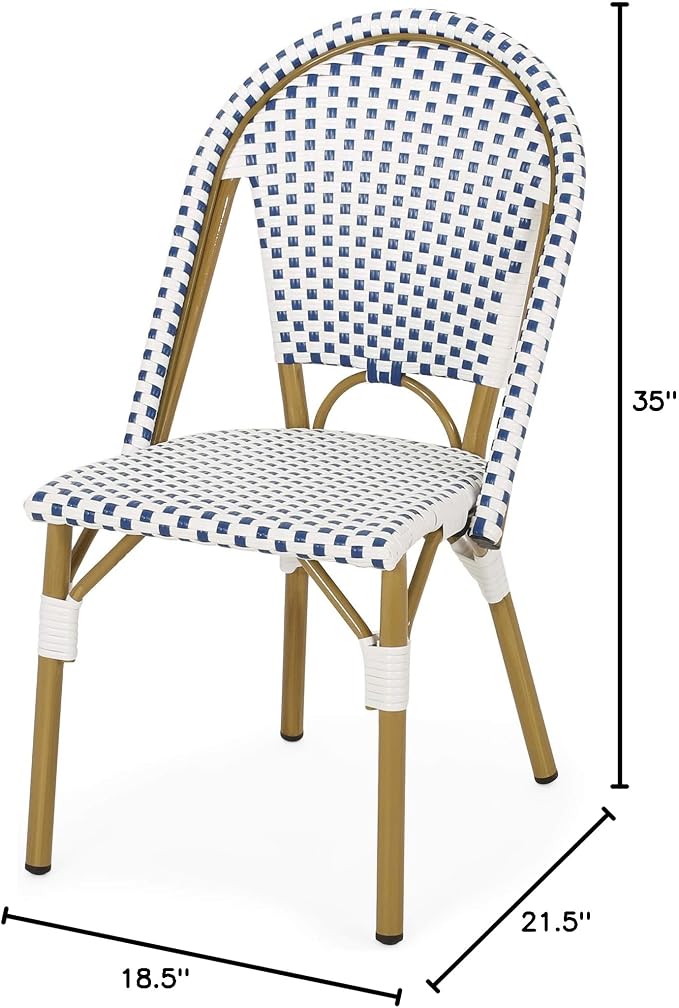 Christopher Knight Home Philomena Outdoor French Bistro Chair - Image 11