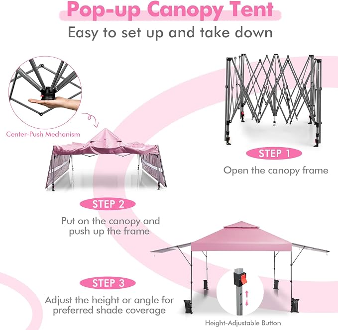 Tangkula 10x17.6 Ft Pop Up Canopy - Image 6
