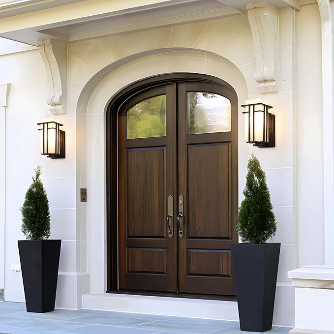 Outdoor Wall Sconce, Waterproof Exterior Lights Wall Mount, Anit-Rust Outdoor - Image 2