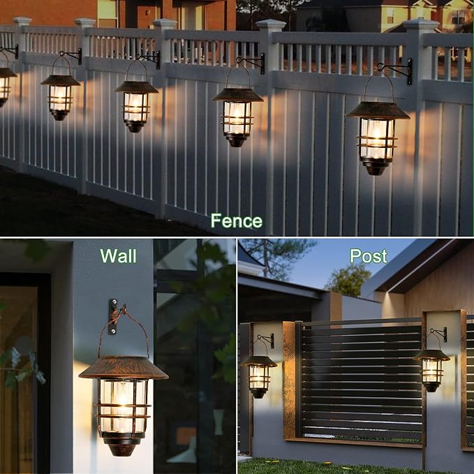 Solar Lantern Outdoor, Hanging Waterproof Solar Lights - Image 6