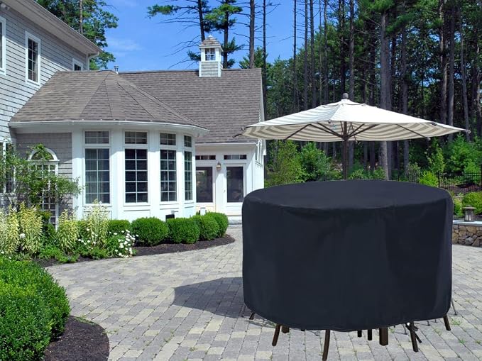 POMER Patio Furniture Set Cover, 176Inch Tall High Table Cover - Image 3