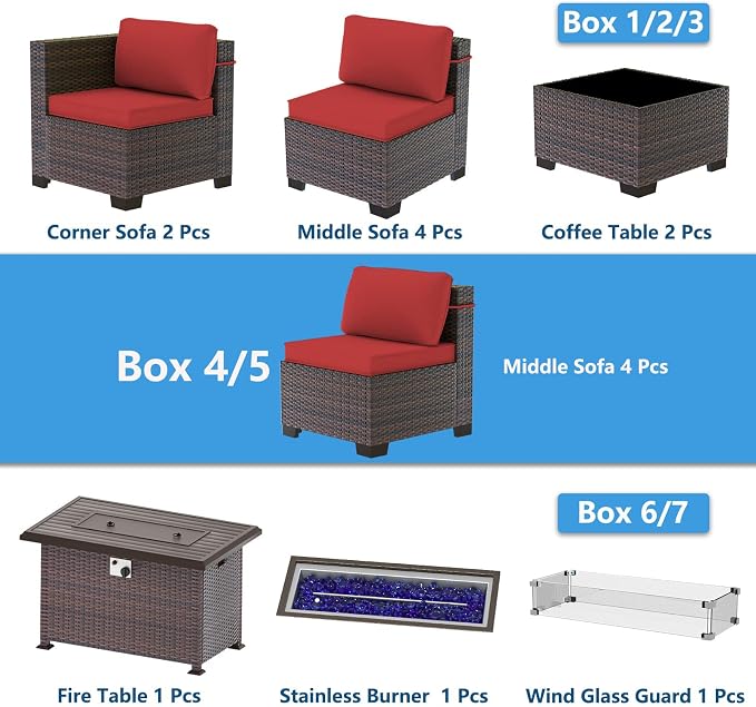 Outdoor Patio Furniture Set - Image 8
