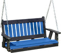 Poly Lumber Wood 4FT Mission Porch Swing Amish Craftsmandship Made in USA HDPE by Unknown