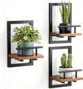bosbo Floating Shelves for Wall, Plant Shelf Indoor, Wall Planters for Indoor by SBOSBO