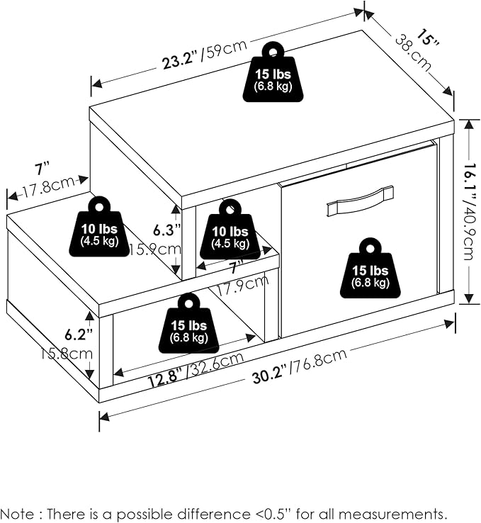 Furinno Viola Storage Shelf, Storage Rack - Image 3