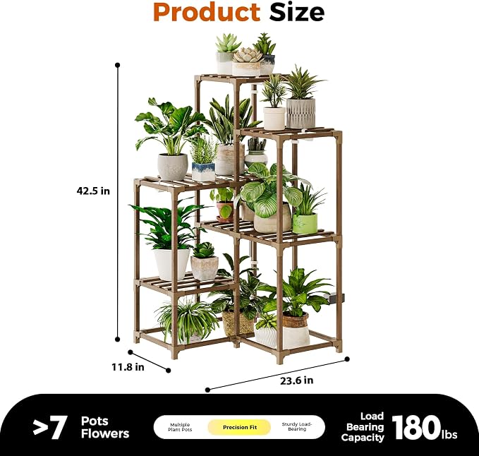 Bamworld Plant Stand with Grow Light - Image 5