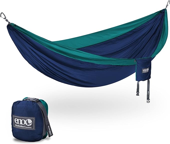 ENO, Eagles Nest Outfitters DoubleNest Lightweight Camping Hammock, 1 to 2 by EaglesNestOutfitters
