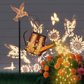 Outdoor Hanging Solar Lantern Waterproof Set Outside Metal Sunflower & by Unknown