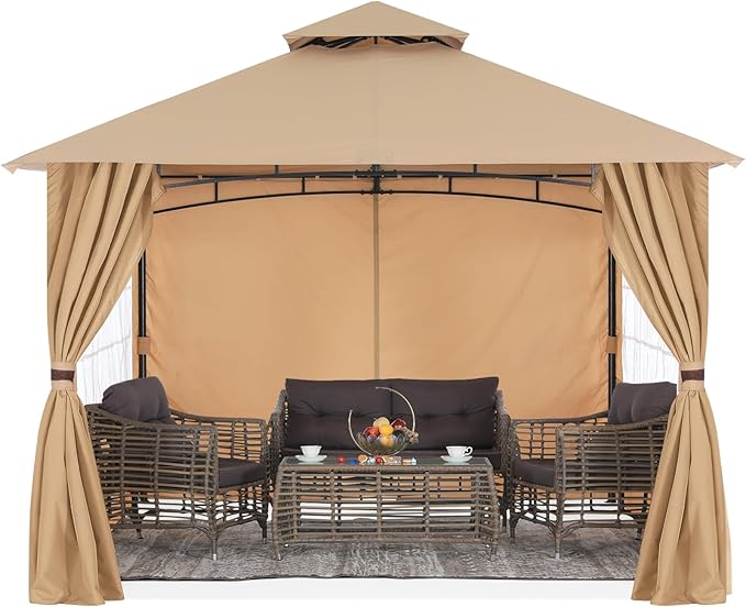 MASTERCANOPY Patio Gazebo Steel Frame Outdoor Gazebo by MASTERCANOPY