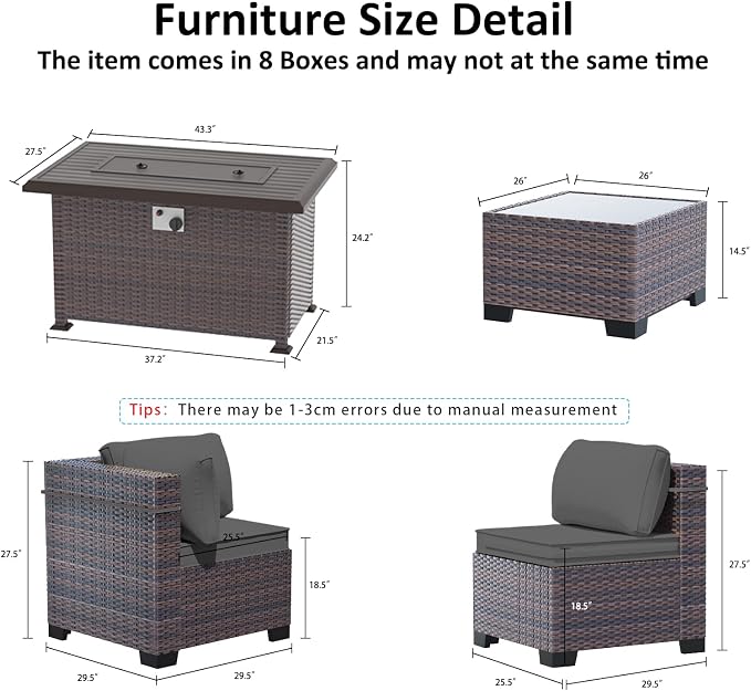 Outdoor Patio Furniture Set - Image 2