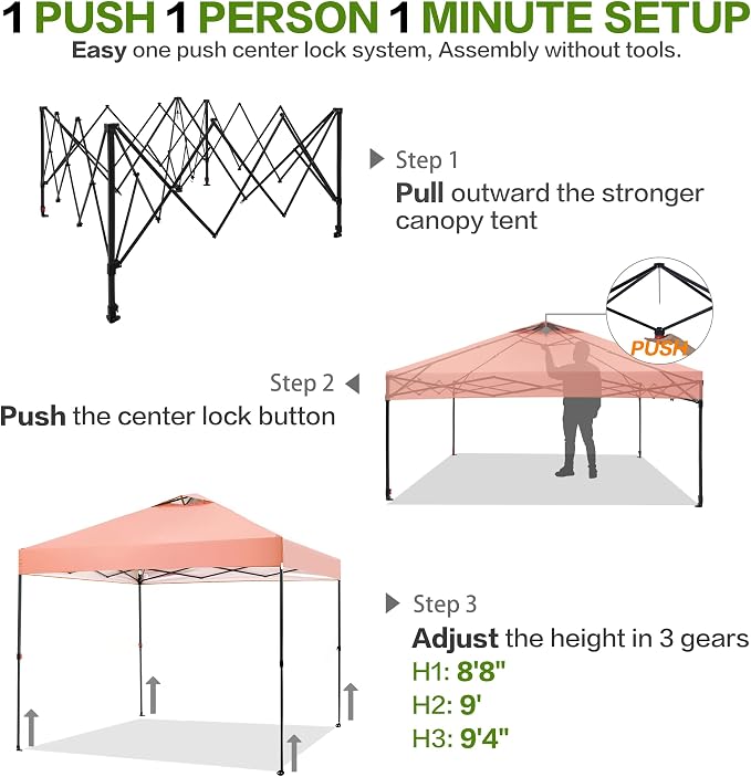 10'x10' Pop Up Canopy Tent - Image 4