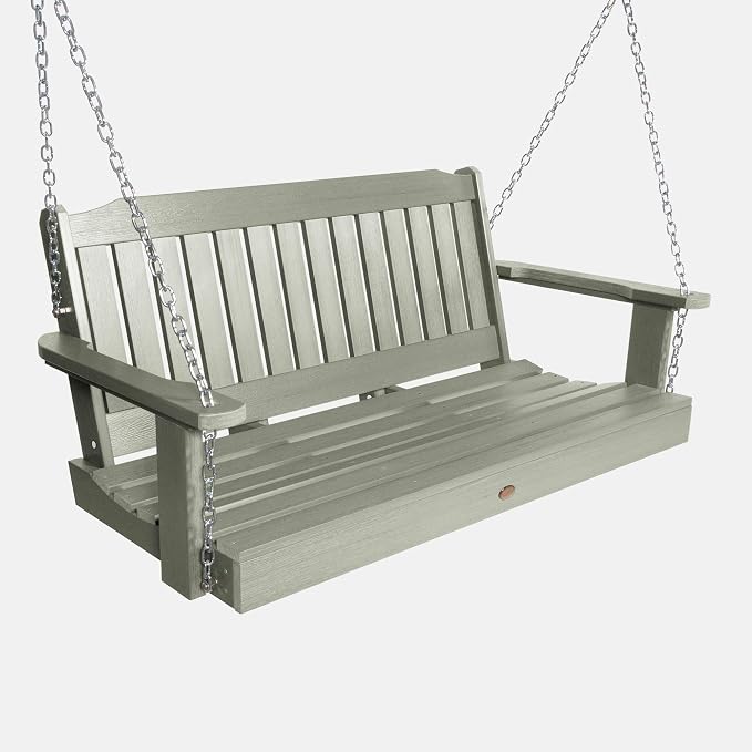 Highwood Lehigh Porch Swing, 4 Feet, Eucalyptus by highwood