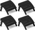 YEFU Adirondack Ottoman Set of 4, Adirondack Foot Rest, Patio Foot Rest by YEFU