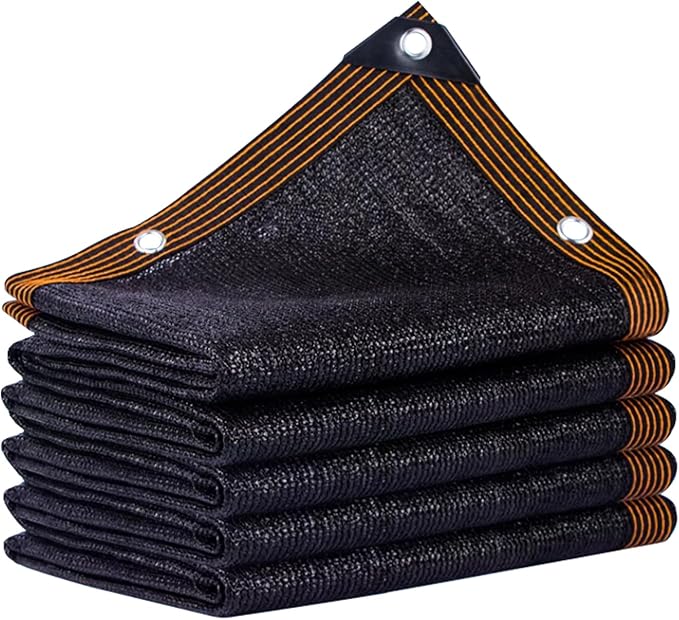Black Shade Cloth, 90% Durable Mesh Tarp by IMSGVIFO