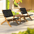 IDZO Foldable Reclining Design Heavy Duty 400lbs Capacity Patio Bistro Set 3 by Idzo