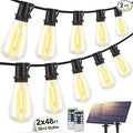 96FT Solar Outdoor String Lights by Larkvue