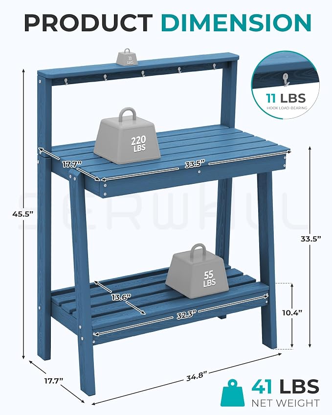 SERWALL Potting Bench Outdoor - Image 2