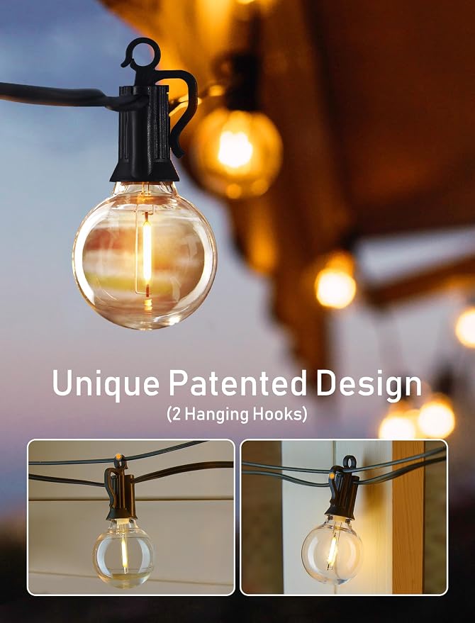 Brightown (2 Pack Outdoor String Lights - Image 3